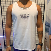 Regata Branca De Algodão Hurley Globo