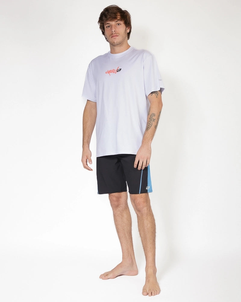 Camiseta Rip Curl Script Signature Gm White