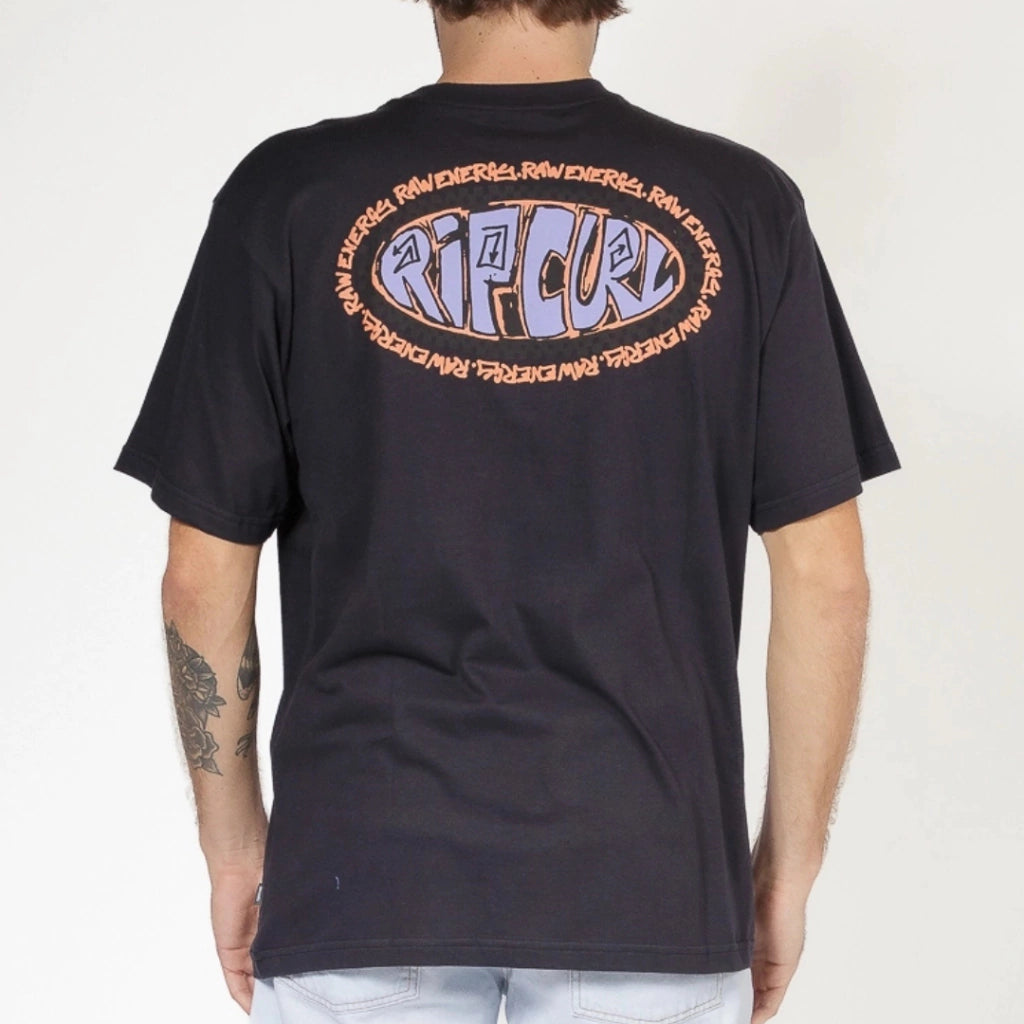 Camiseta Rip Curl Oval GM Washed Black