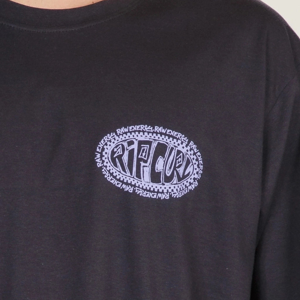 Camiseta Rip Curl Oval GM Washed Black